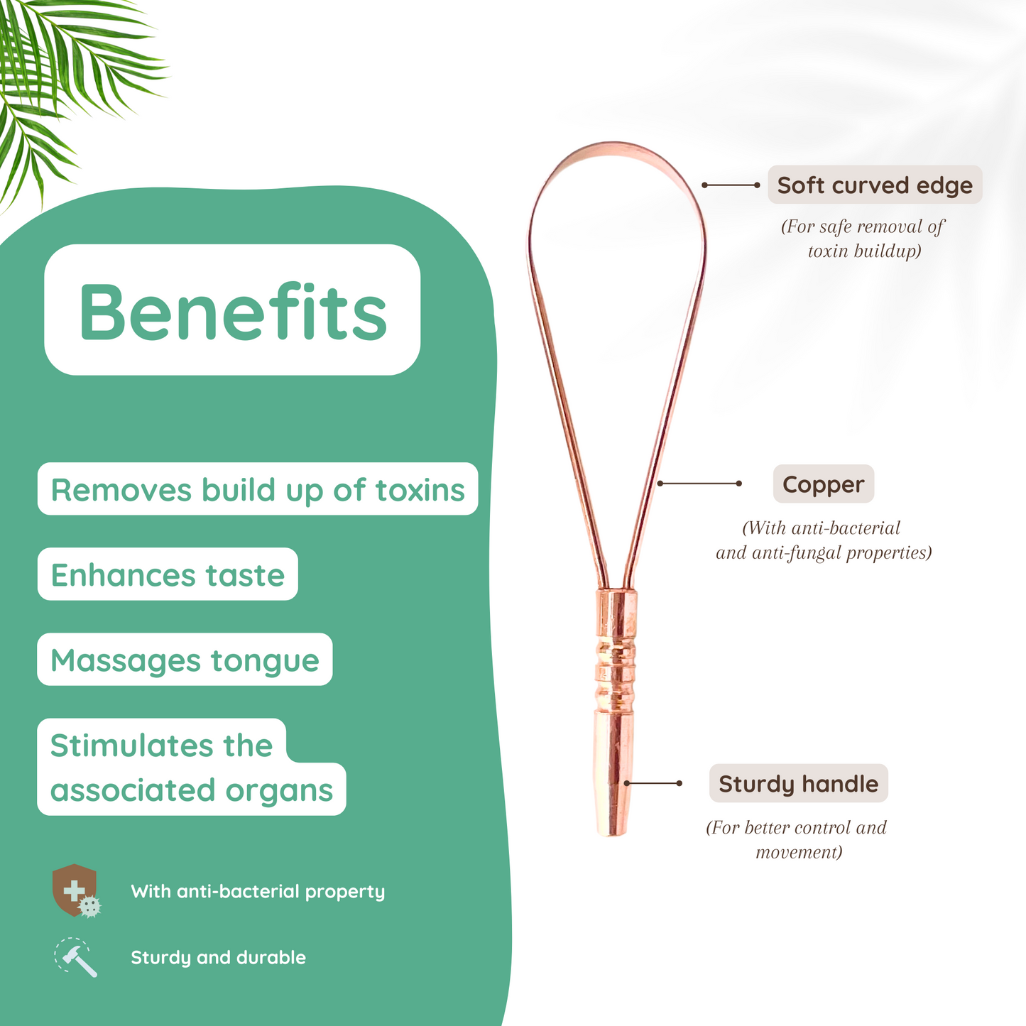 Oral Care Kit with Tooth Powder | Bambooo toothbrush | Copper Tongue Cleaner | Interdental brush