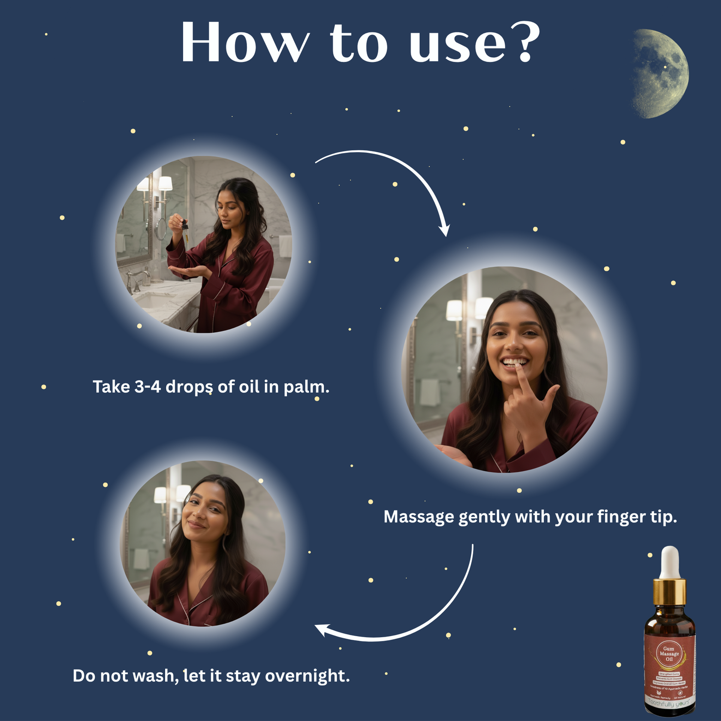 Gum Massage Oil | 30ml | 10 Ayurvedic Herbs