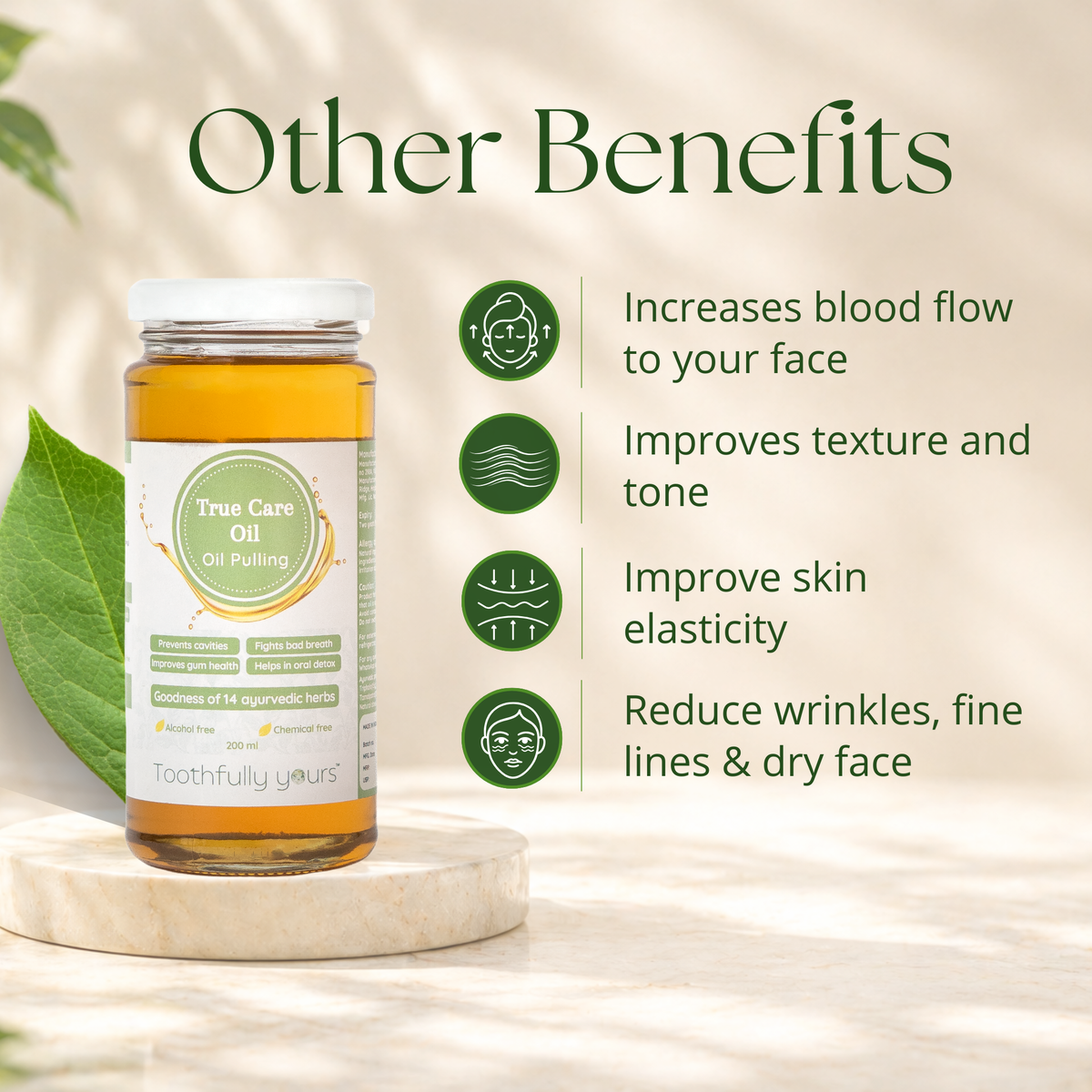 Oil pulling oil | Best oil for oil pulling with 14 ayurvedic herbs | Oil swishing for teeth | 200ml