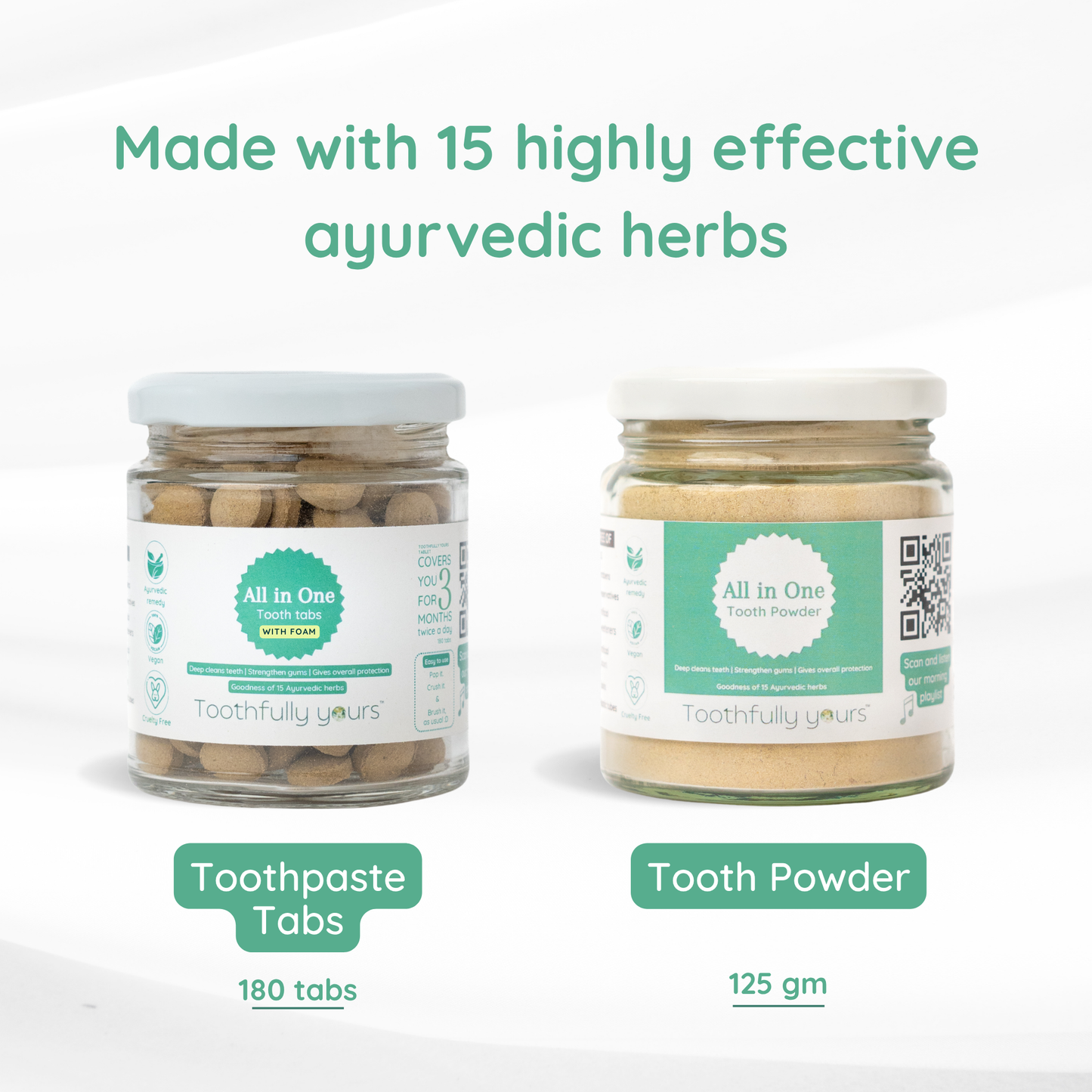 Oral Care Combo - Toothpaste Tabs | Tooth Powder | Bamboo Toothbrush (4)
