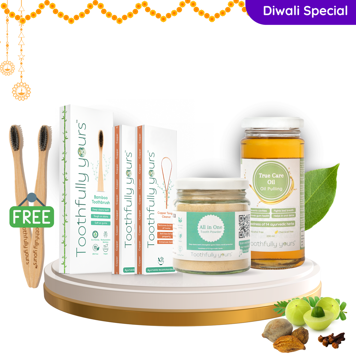 Total Protection Kit | For Teeth and Gums | Festive OFFER | FREE GIFT