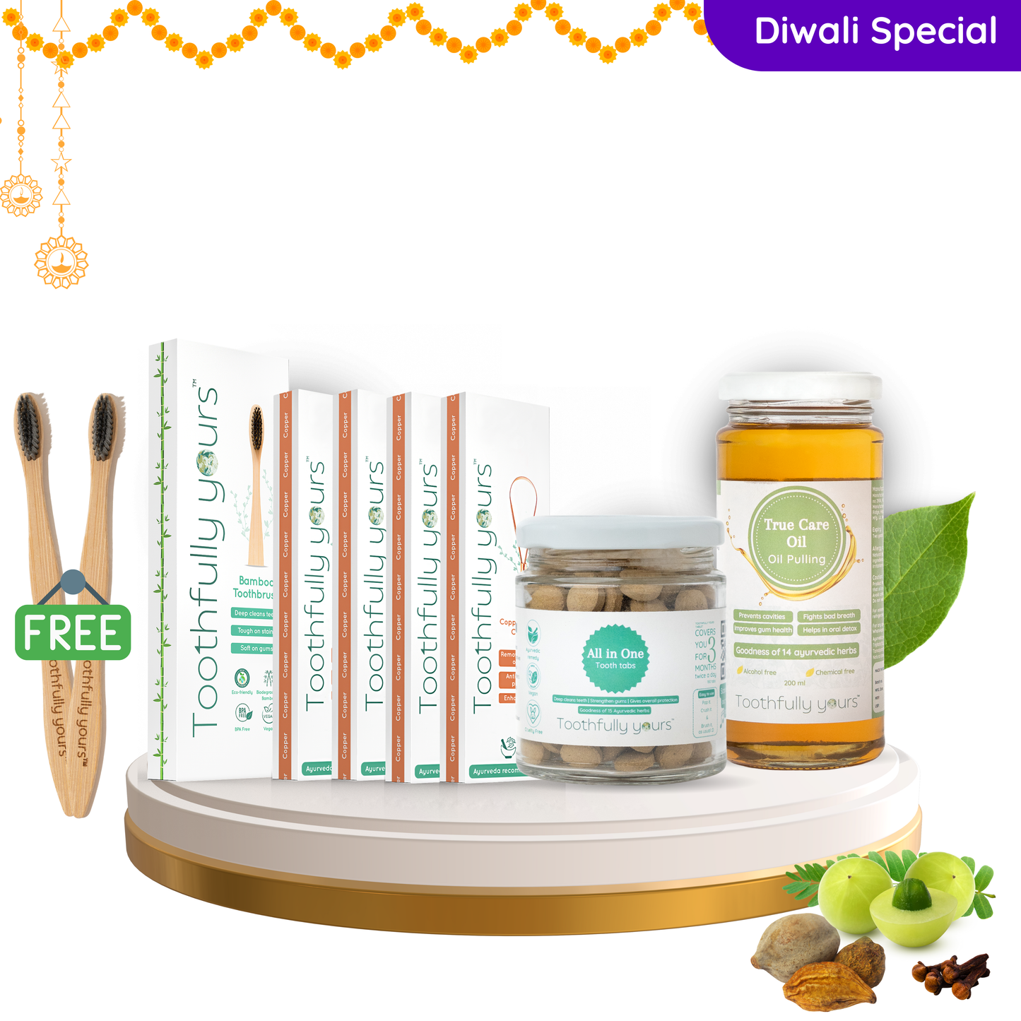Total Protection Kit | For Teeth and Gums | Festive OFFER | FREE GIFT