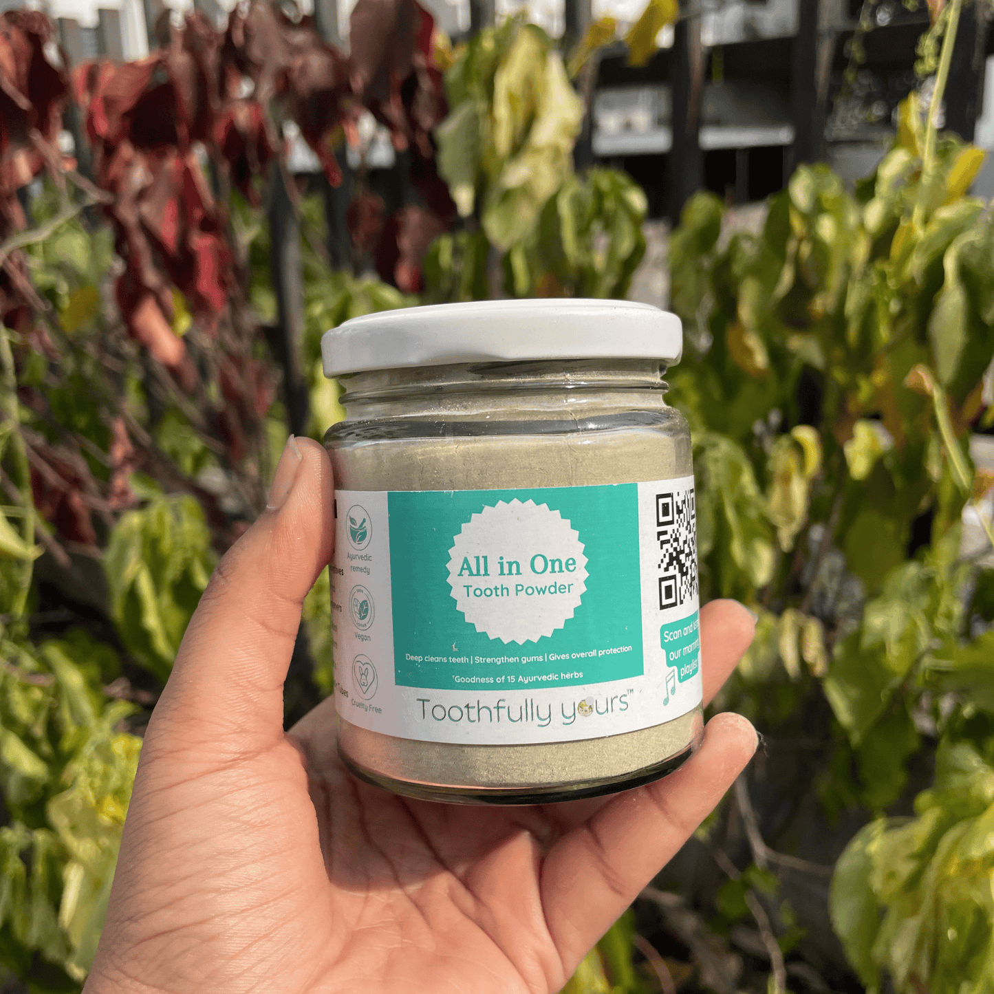 All in One Tooth Powder | Minty fresh | All natural | 125 gm