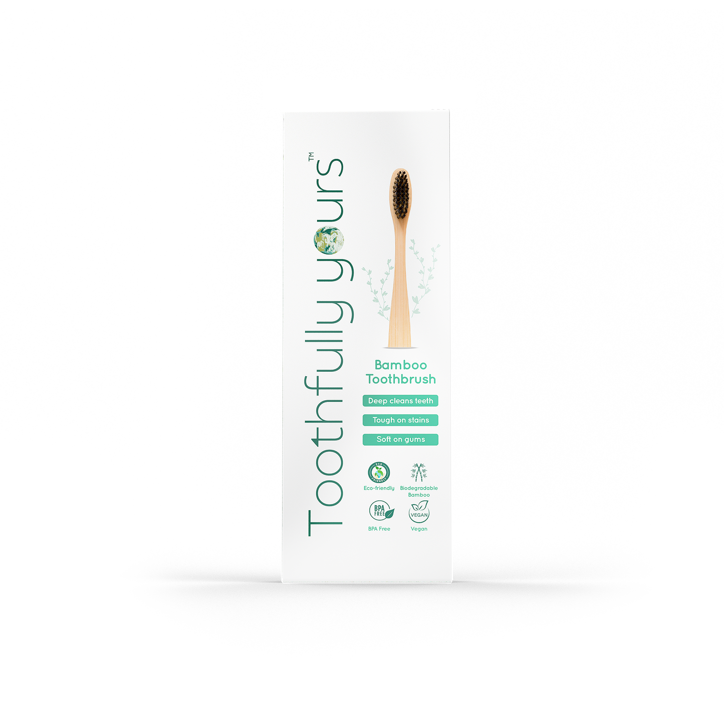 toothfully yours bamboo brushes packaging