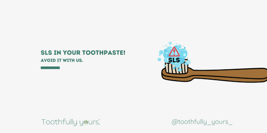 Solution for SLS free toothpaste Toothfully yours tooth tabs