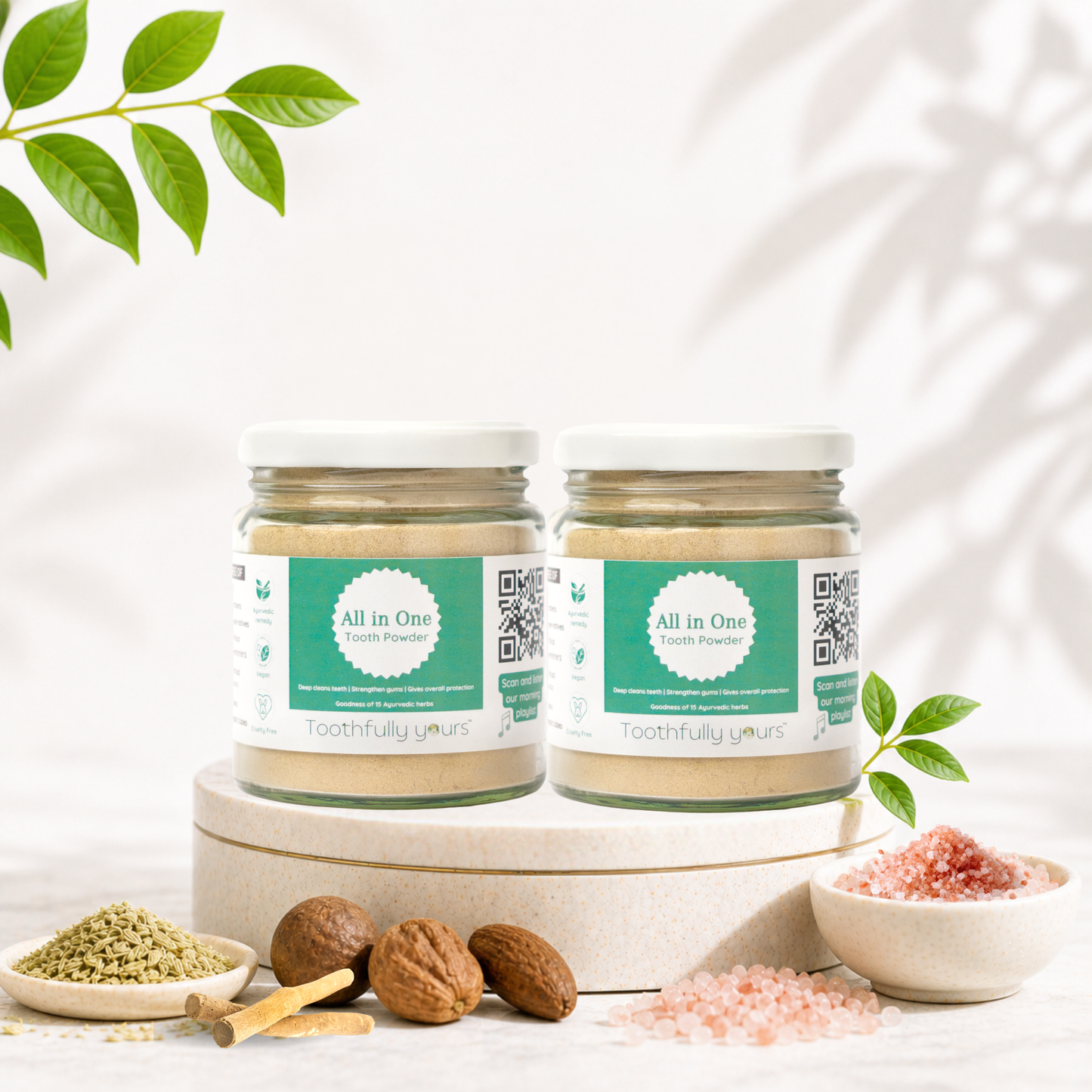All in One Tooth Powder | Minty fresh | All natural | 125 gm
