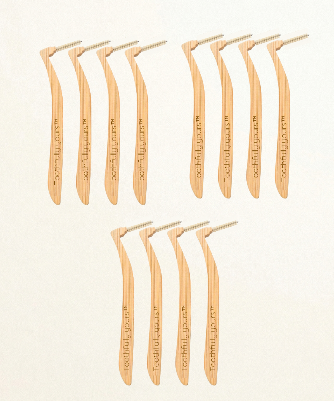 Angular Interdental Brush | Made with 100% Bamboo