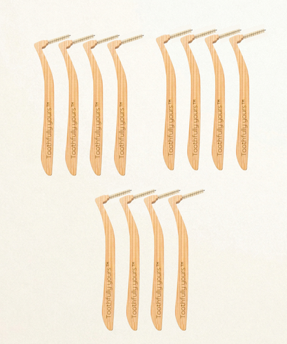 Angular Interdental Brush | Made with 100% Bamboo