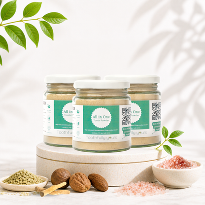 All in One Tooth Powder | Minty fresh | All natural | 125 gm