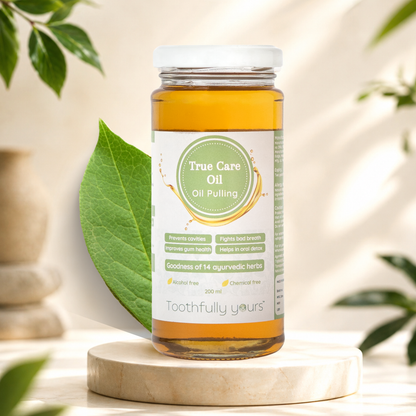 Oil pulling oil | Best oil for oil pulling with 14 ayurvedic herbs | Oil swishing for teeth | 200ml