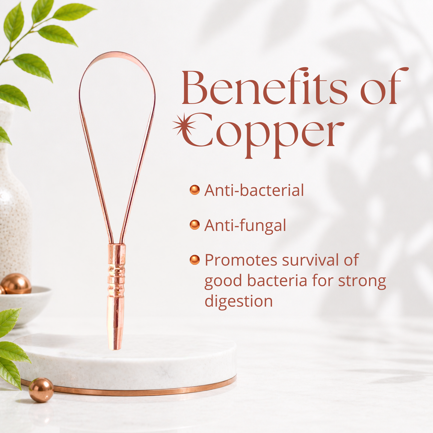 Copper Tongue Cleaner