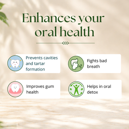 Oil pulling oil | Best oil for oil pulling with 14 ayurvedic herbs | Oil swishing for teeth | 200ml