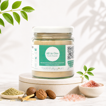 All in One Tooth Powder | Minty fresh | All natural | 125 gm