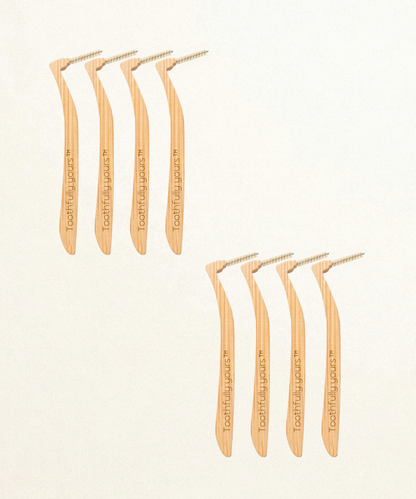 Angular Interdental Brush | Made with 100% Bamboo