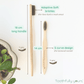 Bamboo Toothbrush - Family Pack (2 Adults 2 Kids)