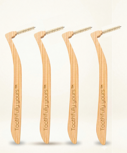 Angular Interdental Brush | Made with 100% Bamboo