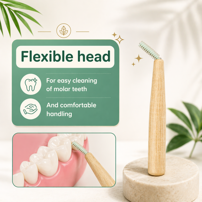 Bamboo Interdental Brush | For small gaps between teeth