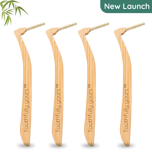 Angular Interdental Brush | Made with 100% Bamboo