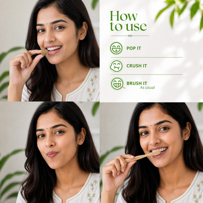 All in One Toothpaste Tabs | Minty fresh | All natural |180 tabs